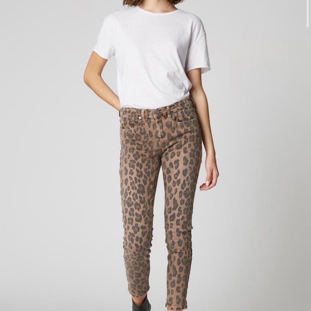 Blank NYC Leopard Print Skinny Jeans